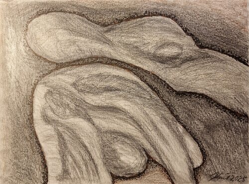 Zwei van Karol Kosik, Tekening te koop op Singulart