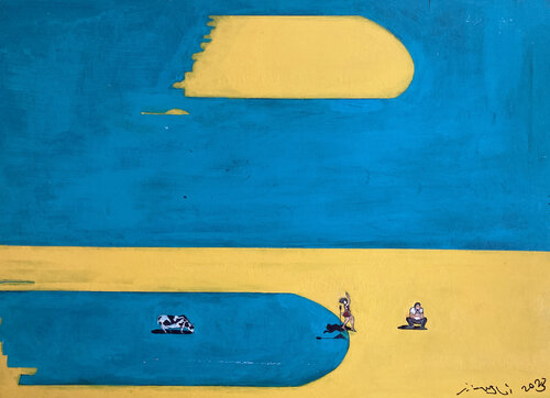 A Good Night di JIANG LI, Pittura in vendita su Singulart