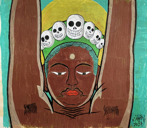 The Surrendering Buddha von JIANG LI, Malerei kaufen auf Singulart
