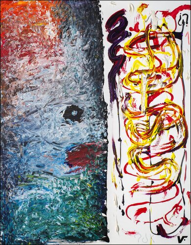 Banane/Chewbacca van francois vergez, Schilderij te koop op Singulart