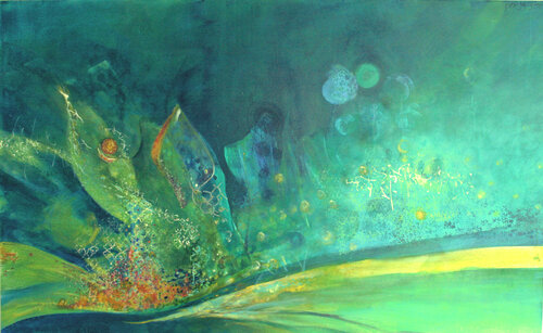Deepwater 4 di Anja Gienger, Pittura in vendita su Singulart