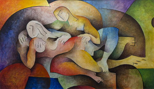 Pareja Principal nº 7 van Rodolfo Navarro García, Schilderij te koop op Singulart