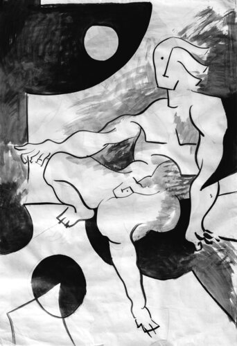 Figura de escultura 8 von Rodolfo Navarro García, Zeichnungen kaufen auf Singulart