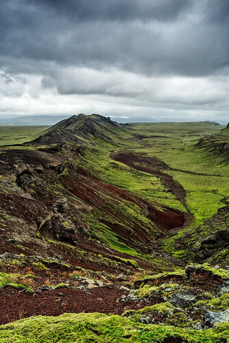 Nesjavellir Mountains in a Cloudy Day, Iceland van Luigi Morbidelli, Fotografie te koop op Singulart