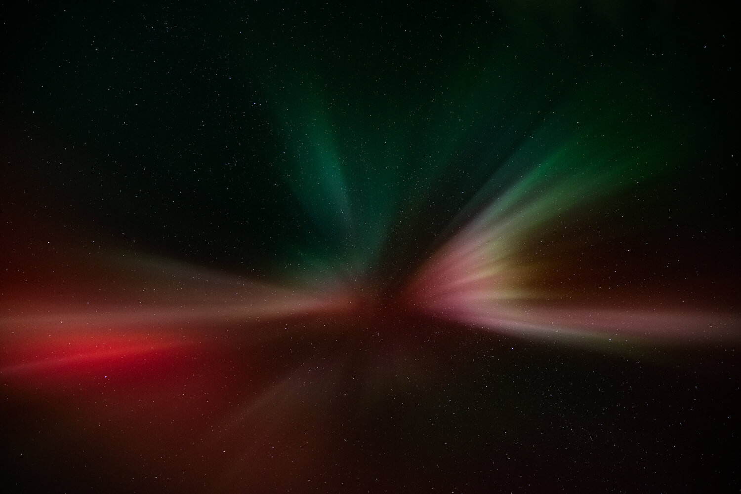 Vivid and Colorful Northern Lights in Iceland Luigi Morbidelli Fotografia in vendita