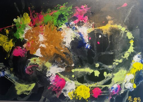 a star is born by Helga Katharina Rauter, Painting for Sale on Singulart