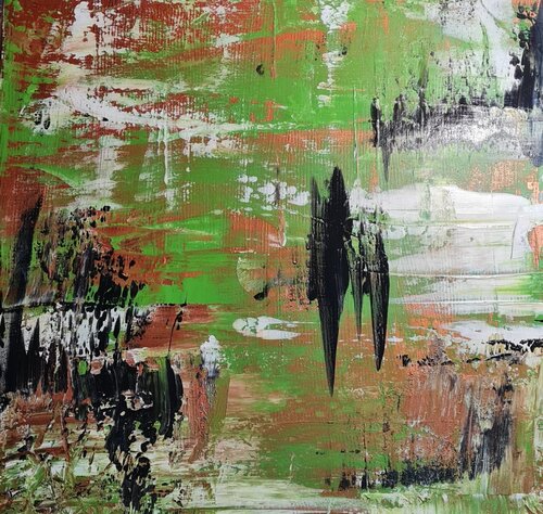 Spaziergang im Grünen di Helga Katharina Rauter, Pittura in vendita su Singulart