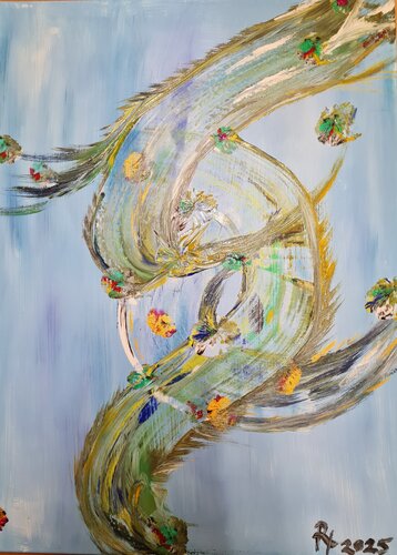 pas de deux von Helga Katharina Rauter, Malerei kaufen auf Singulart