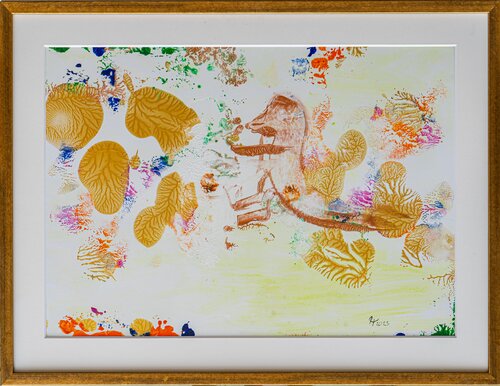 der verrückte Lurch by Helga Katharina Rauter, Painting for Sale on Singulart