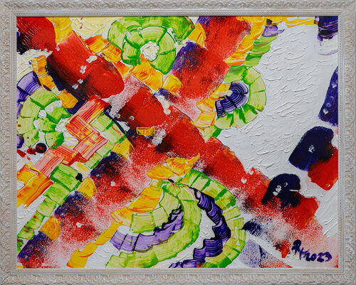 viele Wege führen nach Rom von Helga Katharina Rauter, Malerei kaufen auf Singulart