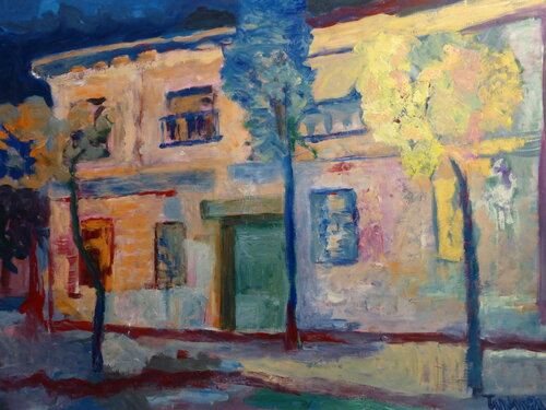 La casa del boticario viejo de Juan Tanarro, Pintura a la venta en Singulart