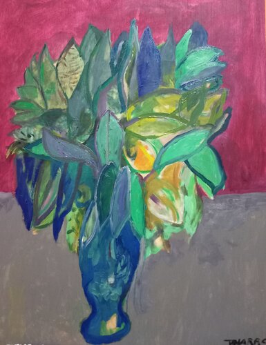 Flores y florero 3 van Juan Tanarro, Schilderij te koop op Singulart