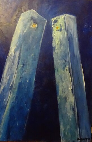 La torre de Lahustic by Juan Tanarro, Painting for Sale on Singulart