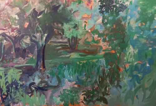 Le jardin de Pascale 4 von Juan Tanarro, Malerei kaufen auf Singulart