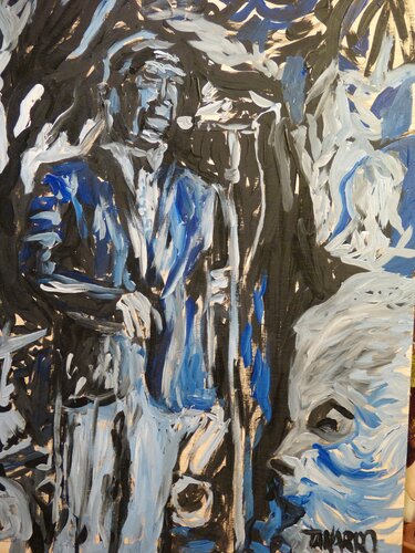 Cantante par Juan Tanarro, Peinture en vente sur Singulart