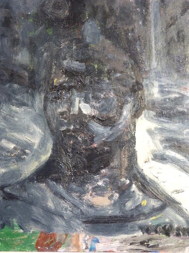 Tengo voz de túnel par Juan Tanarro, Peinture en vente sur Singulart