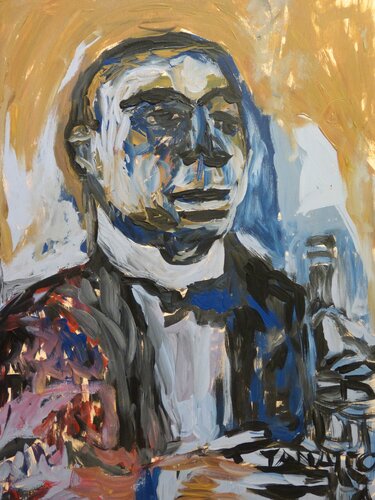 Trompetista 1 by Juan Tanarro, Painting for Sale on Singulart