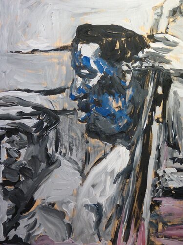 Contrabajista by Juan Tanarro, Painting for Sale on Singulart