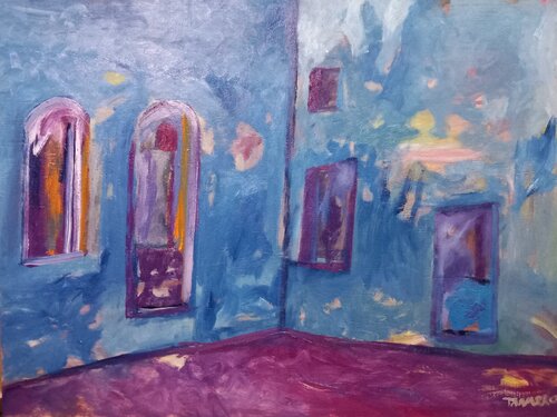 El patio seco van Juan Tanarro, Schilderij te koop op Singulart