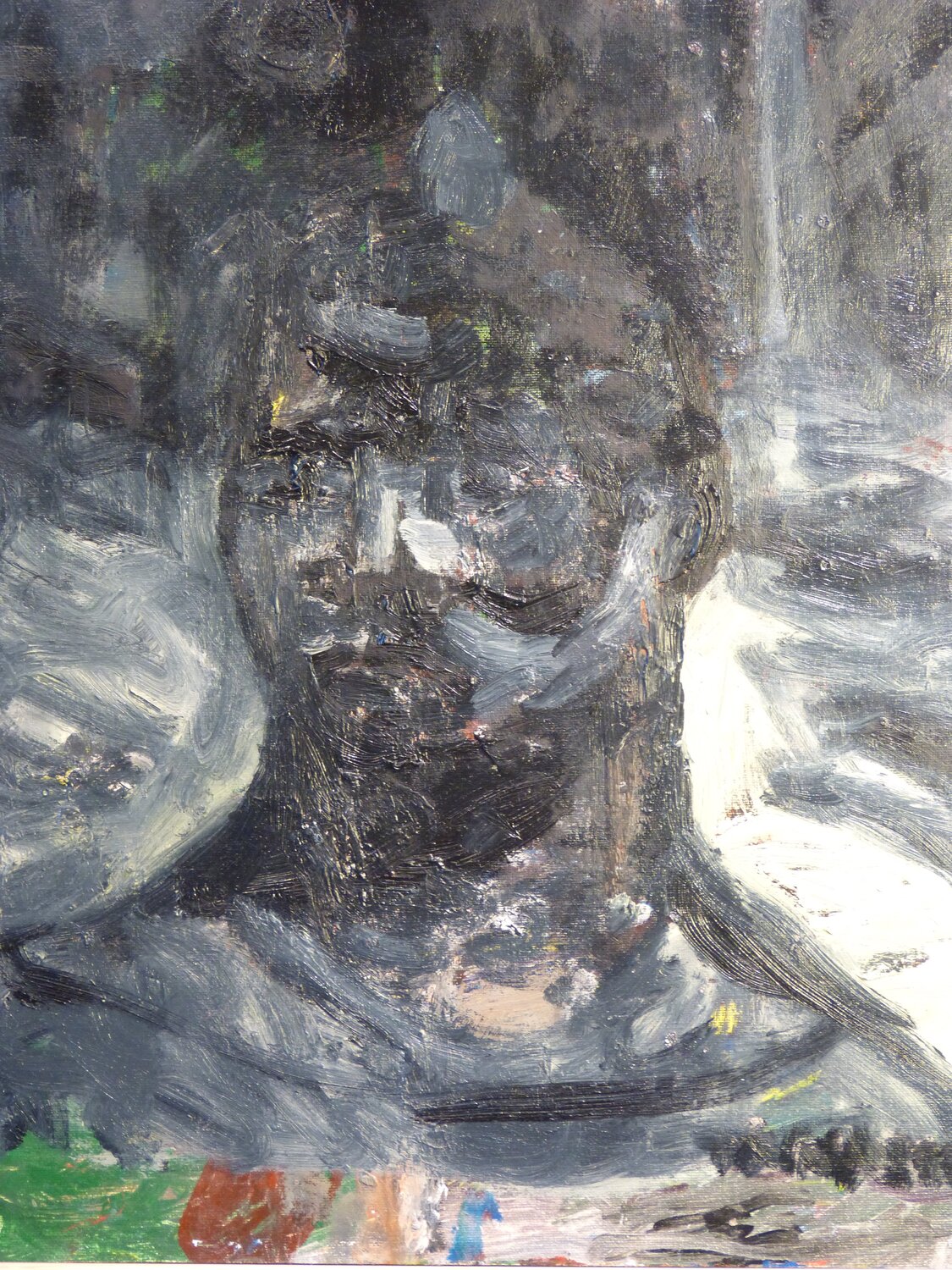 Tengo voz de túnel Juan Tanarro Original painting for sale