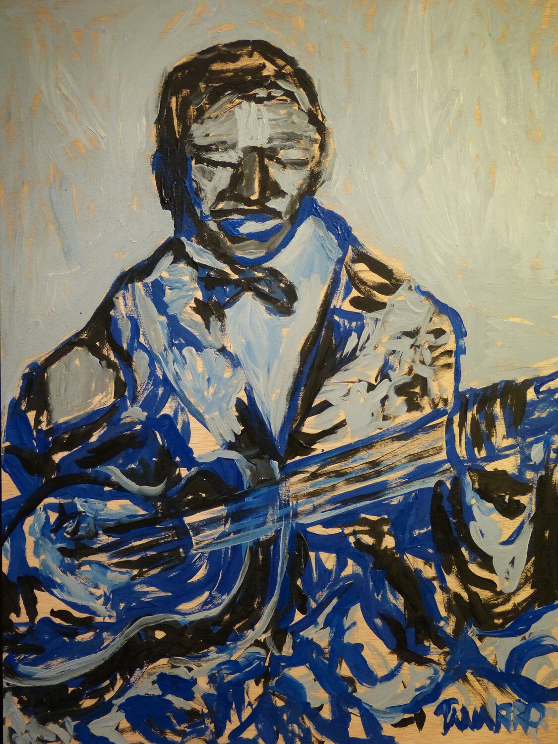 Guitarrista 2 Juan Tanarro Pintura original en venta