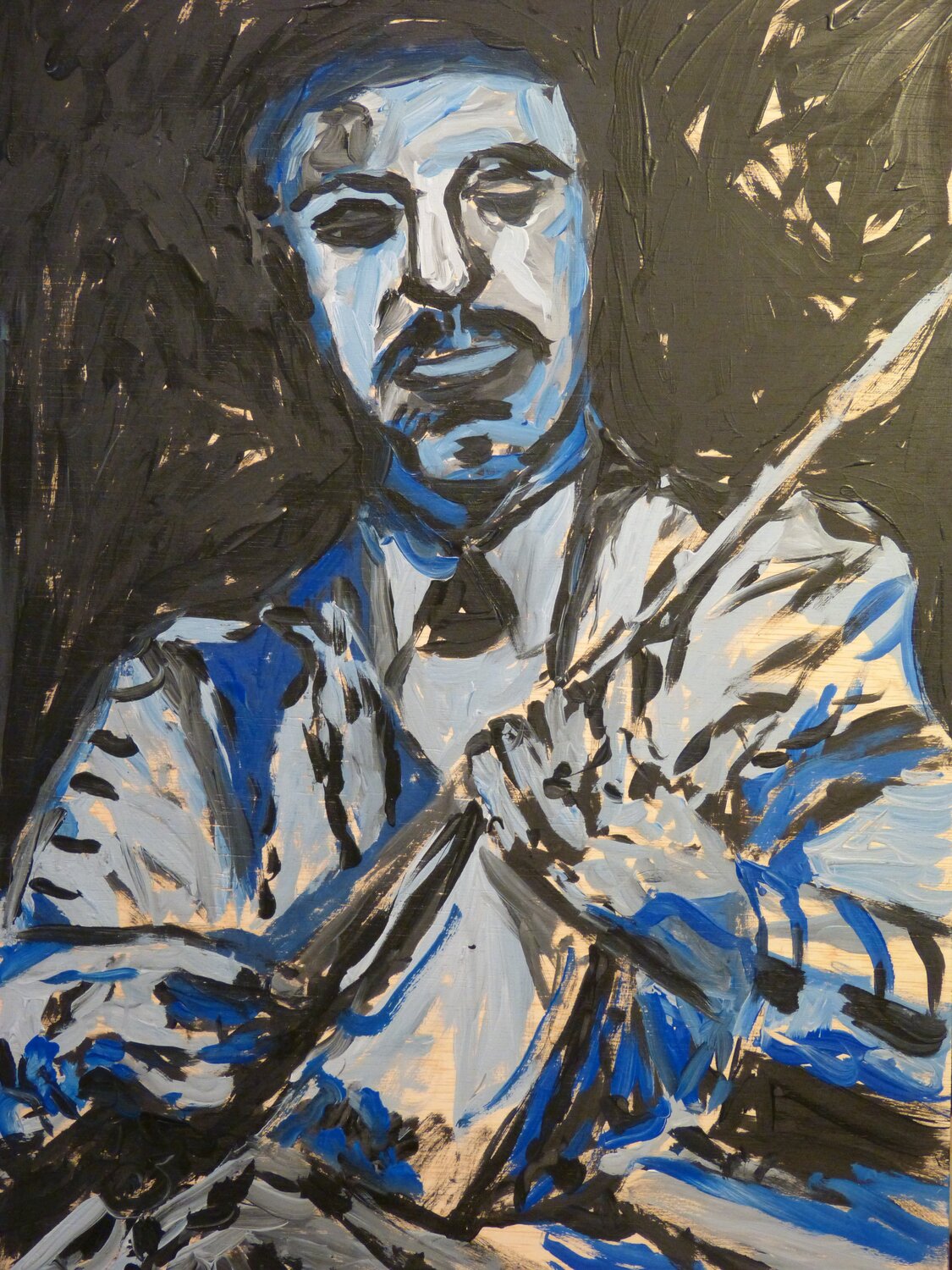 Guitarra Juan Tanarro Pintura original en venta