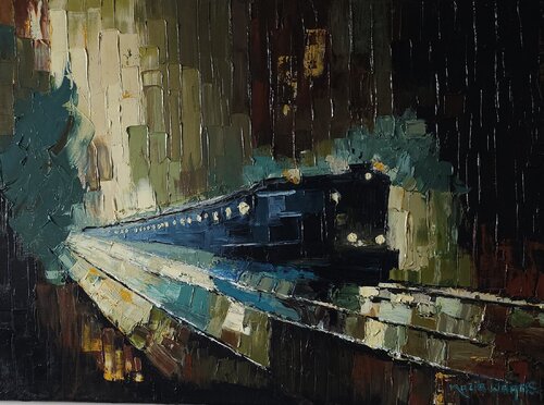 Journey through light de Nazia Waqas, Pintura a la venta en Singulart