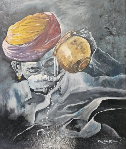 Silent Vessel di Nazia Waqas, Pittura in vendita su Singulart