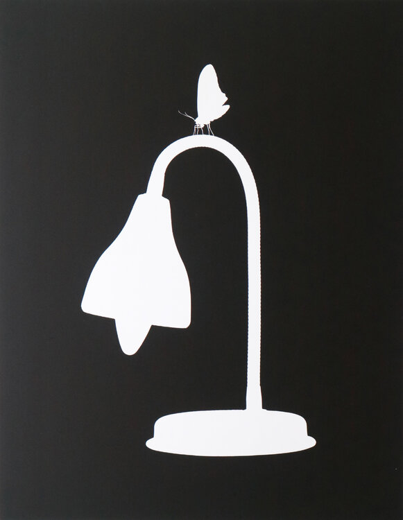 Lampe und Schmetterling Paul Gross