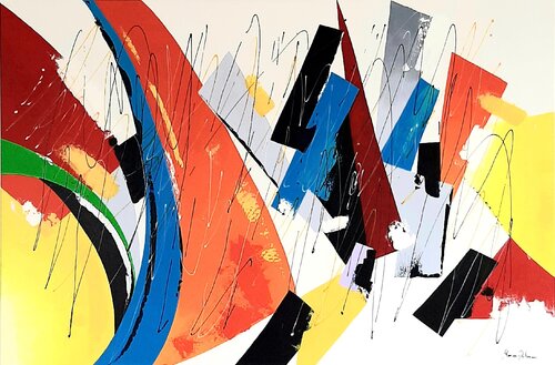 Chaos und Verwirrung di Marion Dahmen, Pittura in vendita su Singulart