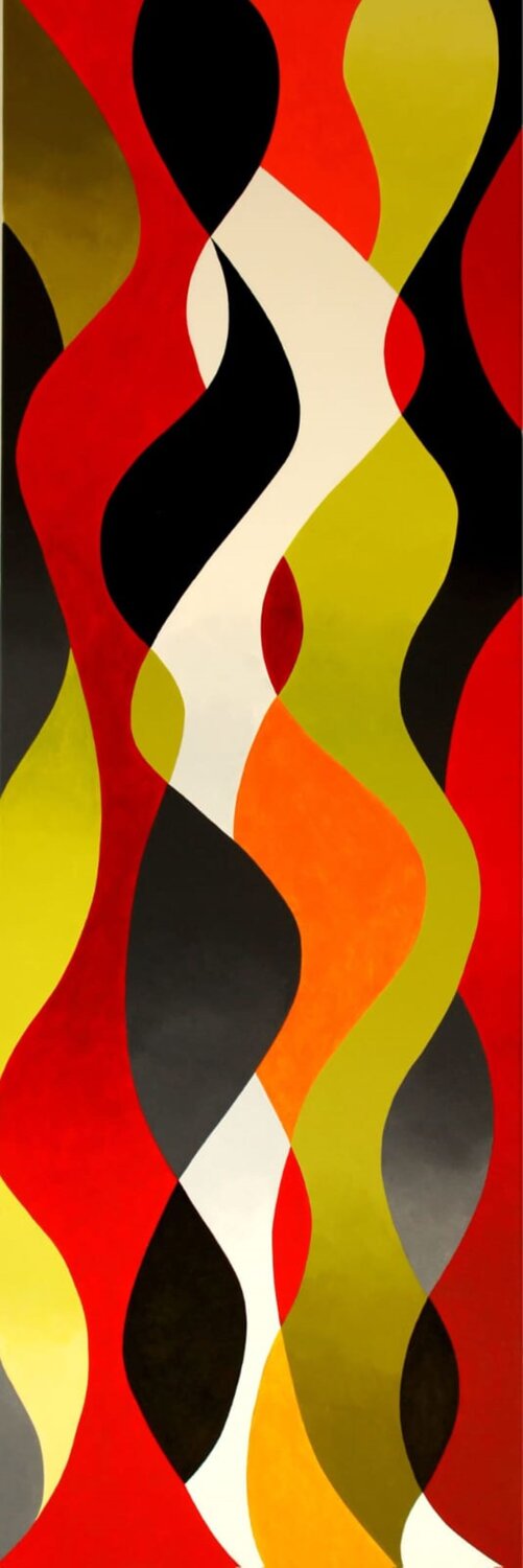 Wellengang Marion Dahmen Original painting for sale