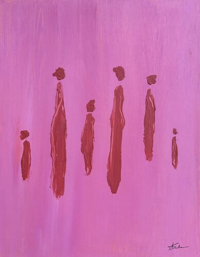 Pink your life von Andreea Scintea, Malerei kaufen auf Singulart