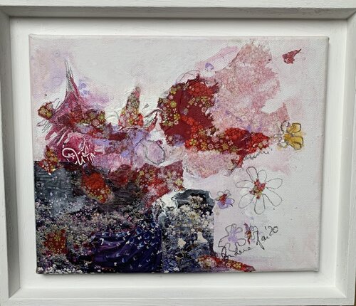 Rotkäppchen macht Blau von Anni Salewski, Malerei kaufen auf Singulart