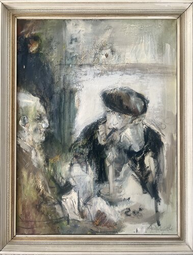 Tapas-Bar by Anni Salewski, 油畫 for Sale on Singulart