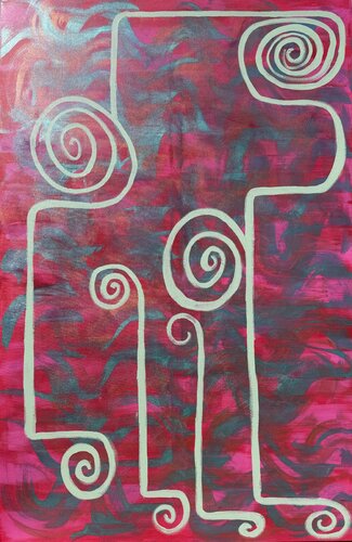 Inner child von Sara Dhillon Lissbro, Malerei kaufen auf Singulart