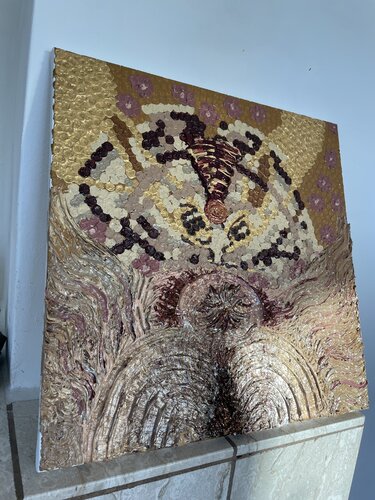 Owl Wisdom van Sara Dhillon Lissbro, Schilderij te koop op Singulart