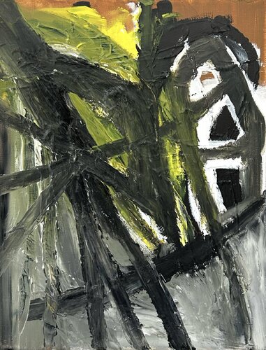 WINTER fingerprints 4 van Elad Eisenstein, Schilderij te koop op Singulart