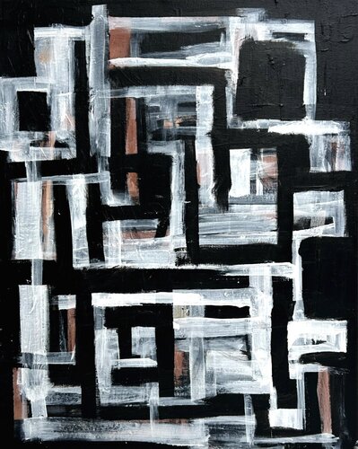 Tell me Fitz - Yard series 1 par Elad Eisenstein, Peinture en vente sur Singulart