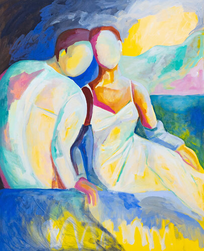 LE TROUBLE von Marie-Gabrielle Glock, Malerei kaufen auf Singulart