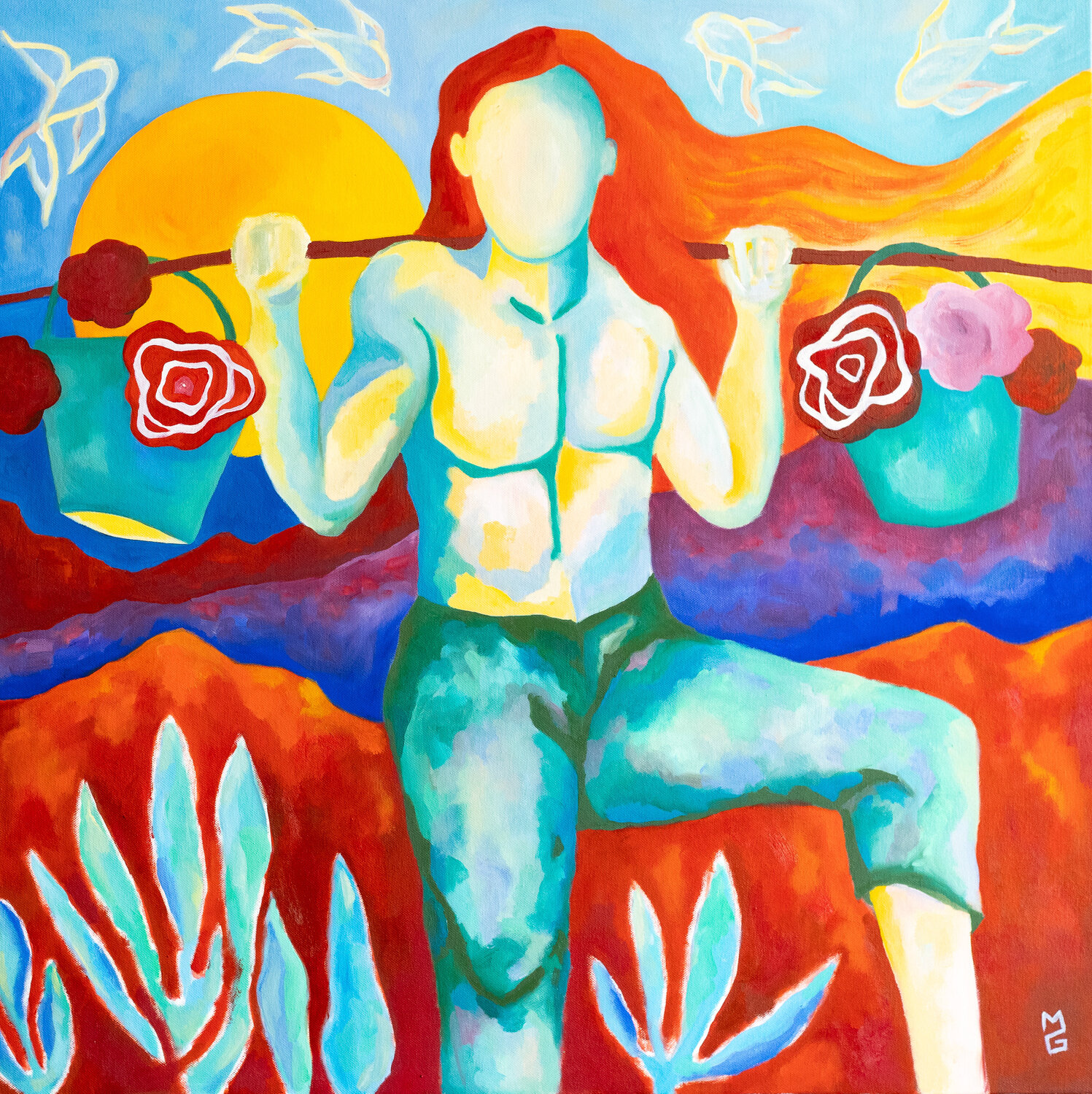 LE PORTEUR DE FLEURS Marie-Gabrielle Glock