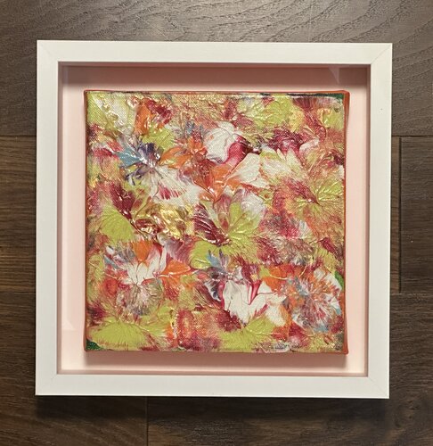 Prairie fleurie, rouge d'été van Ina Weiler, Schilderij te koop op Singulart