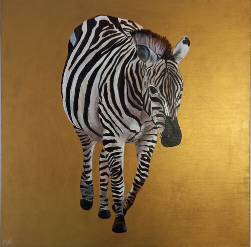 Zèbre de Grant van Marguerite de Geuser, Schilderij te koop op Singulart