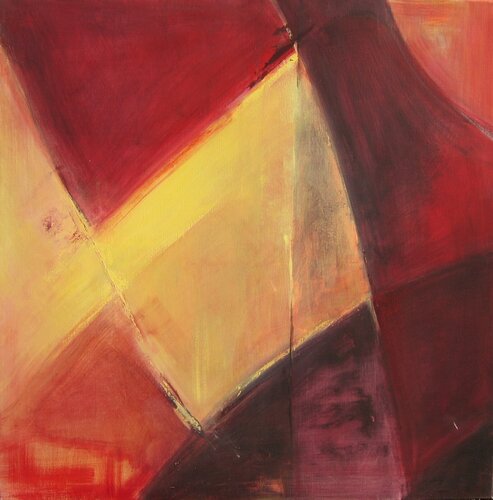 "Arlequin" Partie 1 (gauche) d'un diptyque di Bernadette REGINSTER-DEVROEDE, Pittura in vendita su Singulart