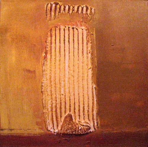 "Mat 2" Acrylique et ciment sur toile von Bernadette REGINSTER-DEVROEDE, Andere Medien kaufen auf Singulart