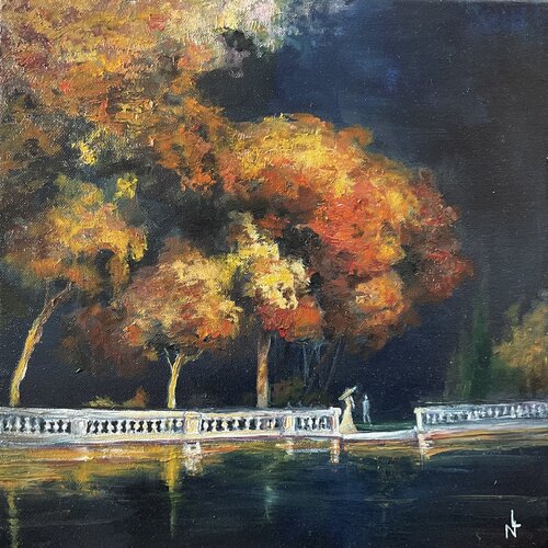 A l'heure du rendez-vous van Nathalie Le Nallio Mazza, Schilderij te koop op Singulart
