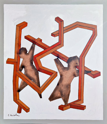 Comment s'en sortir ? by Christian Cerisola, Painting for Sale on Singulart
