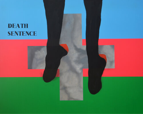 Death Sentence van WoonHyoung Choi, Schilderij te koop op Singulart