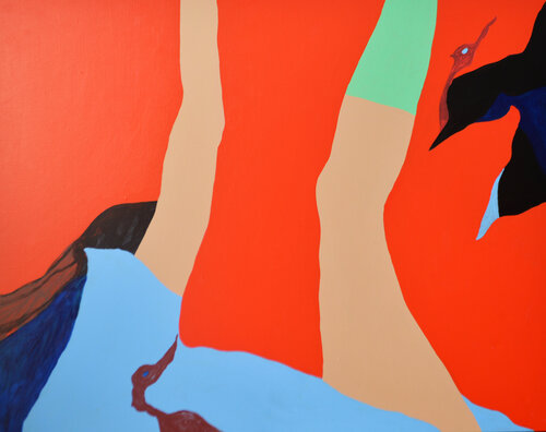 Birds dreaming of flight van WoonHyoung Choi, Schilderij te koop op Singulart