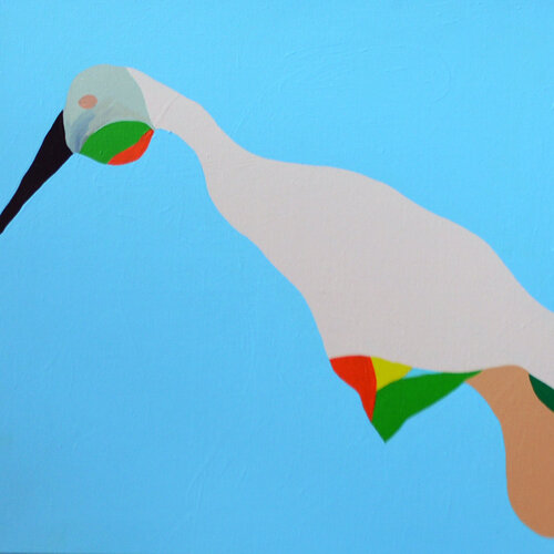 Birds dreaming of flight von WoonHyoung Choi, Malerei kaufen auf Singulart