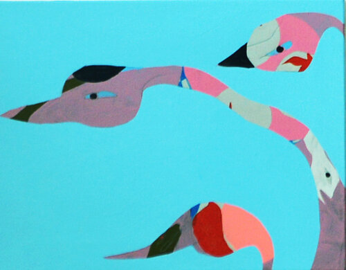 Birds dreaming of flight von WoonHyoung Choi, Malerei kaufen auf Singulart